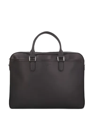 Longchamp Double-handle Briefcase In Black