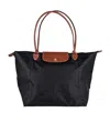 Longchamp Double-handle Handbag In Black
