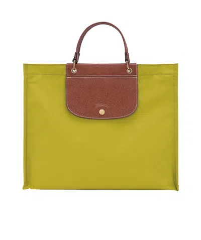 Longchamp Double-handle Handbag In Yellow