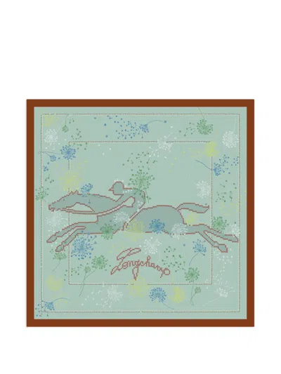 Longchamp Douce Cavalcade Scarf
