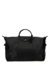 Longchamp Structured Black Duffel Bag In Black