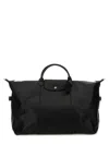 Longchamp Structured Black Duffel Bag In Black