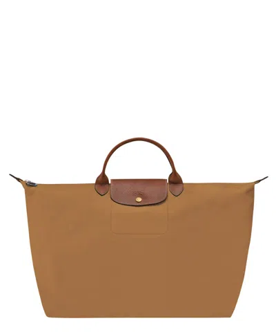 Longchamp Duffel Tote Bag In Beige