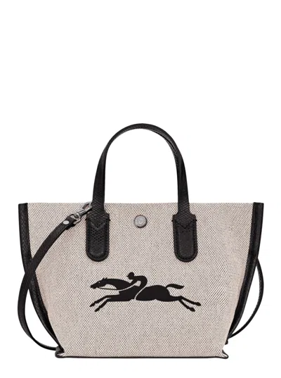 Longchamp Ecru Essential Xs Tote In White