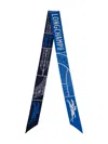 Longchamp Eiffel Tower 1948 Graphic-print Silk Scarf