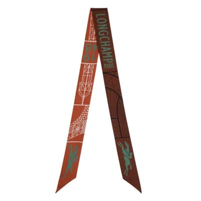 Longchamp Eiffel Tower 1948 Silk Headband In Multi