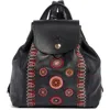 Longchamp Embroidered Leather Backpack