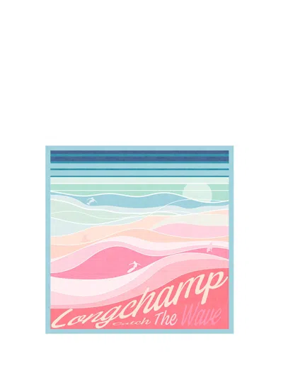 Longchamp `en Plein Vague` Foulard In Pink