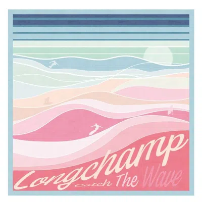 Longchamp En Pleine Vague Square Silk Scarf In ["multi-color"]