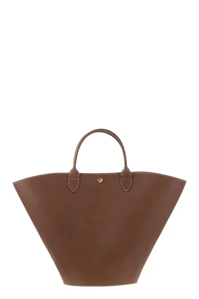 Longchamp Elisabetta Franchi Jacquard Scarf In Brown