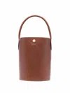 Longchamp Epure Bucket Bag In Brown