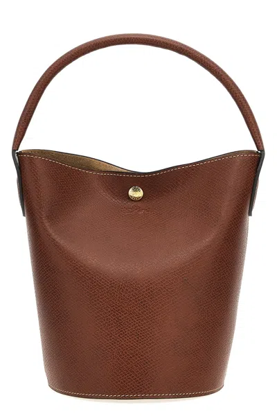 Longchamp 's Épure' Bucket Bag In Brown