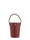 Longchamp Epure Small Leather Bucket Bag In Brown