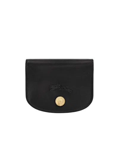 Longchamp Epure Card Holder In Black