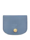 Longchamp Épure Card Holder In Blue