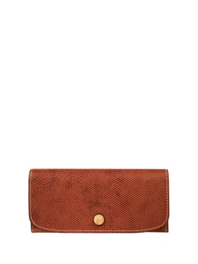 Longchamp `epure` Card Holder In Brown