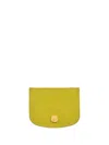 Longchamp Card Holder Épure In Green