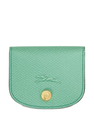 Longchamp Épure Card Holder In Green