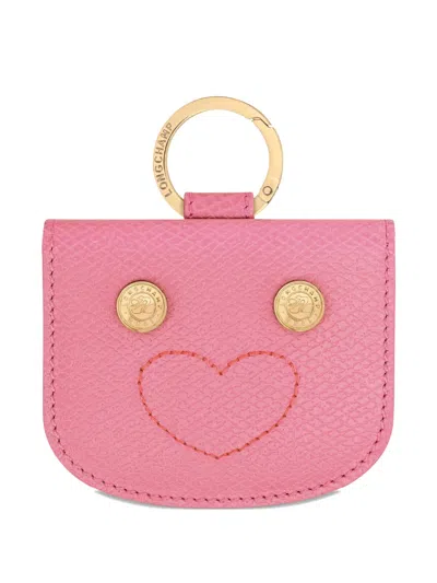 Longchamp Épure Card Holder In Pink