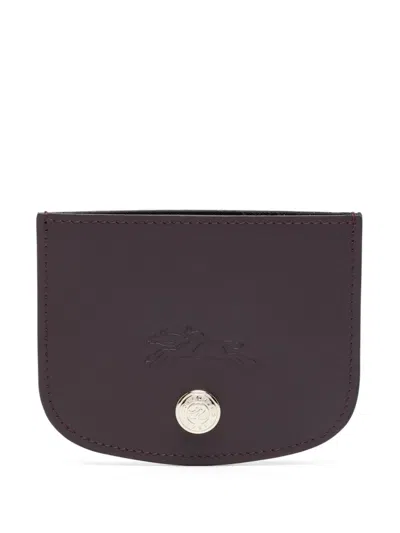 Longchamp Épure Cardholder In Purple
