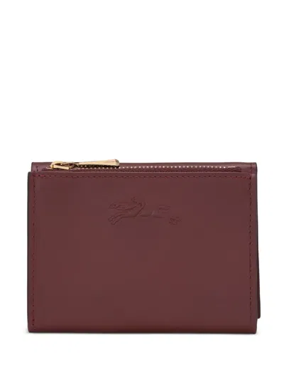 Longchamp Épure Compact Zip Wallet In Red