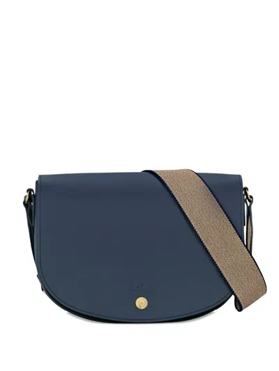 Longchamp Umhängetasche Aus Leder In Blue
