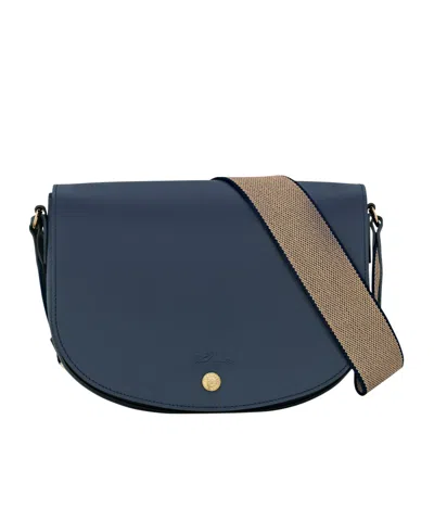 Longchamp Épure Leather Crossbody Bag In Blue