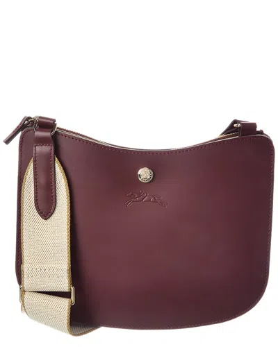 Longchamp Epure Leather Crossbody In Red