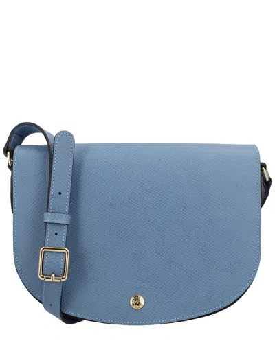 Longchamp Epure Medium Leather Crossbody In Blue