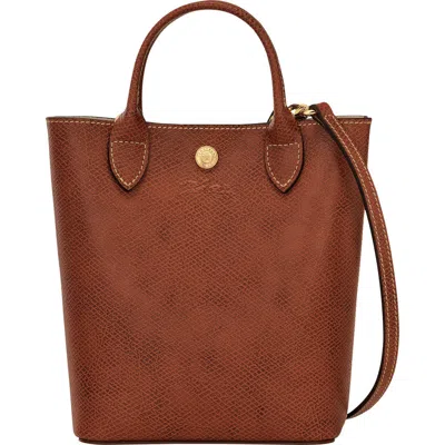 LONGCHAMP LONGCHAMP ÉPURE NORTH/SOUTH LEATHER TOP HANDLE TOTE