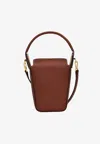 Longchamp Épure Pop-corn Bag In Brown