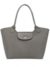Longchamp Epure Shoulder Bag In Gray