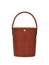 Longchamp `epure`` Small Bucket Bag In Brown