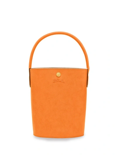 Longchamp `epure` Small Bucket Bag In Yellow
