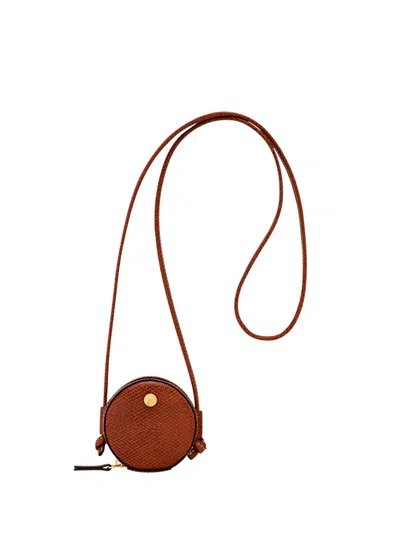 Longchamp `epure Surf` Coin Purse In Brown