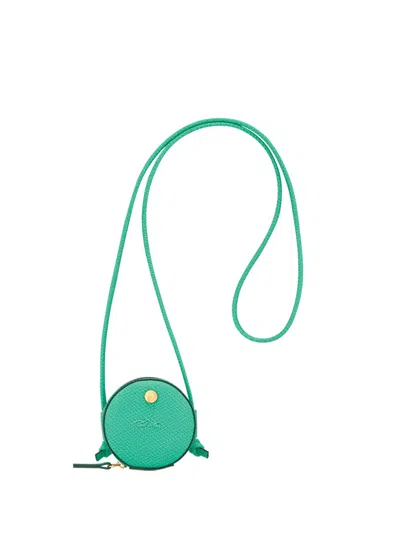 Longchamp `epure Surf` Coin Purse In Green