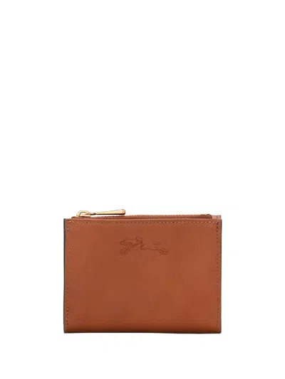 Longchamp `epure Timeless` Card Holder In Brown