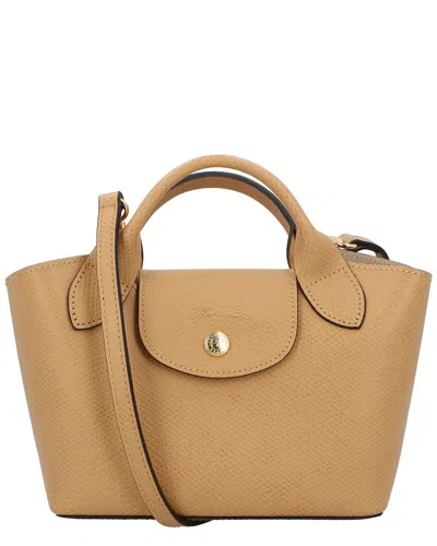 Longchamp Epure Xs Leather Tote In Brown