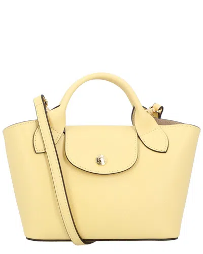 Longchamp Épure Xs Leather Tote In Yellow
