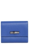 Longchamp Essential Compact Wallet In Blue