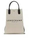 Longchamp Essential Medium Shopping Bag In Powder