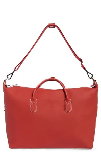 Longchamp Essential Travel Duffle Bag In Brown