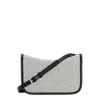 Longchamp Essential White Crossbody Bag With Logo Lettering On The Front And Adjustable And Removabl