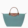 Longchamp Eucalyptus Coloured Le Pliage Original M Bag