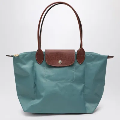Longchamp Eucalyptus Green Le Pliage Original M Bag