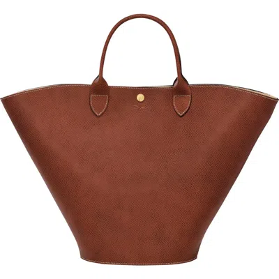 LONGCHAMP LONGCHAMP EXTRA LARGE ÉPURE LEATHER TOP HANDLE TOTE