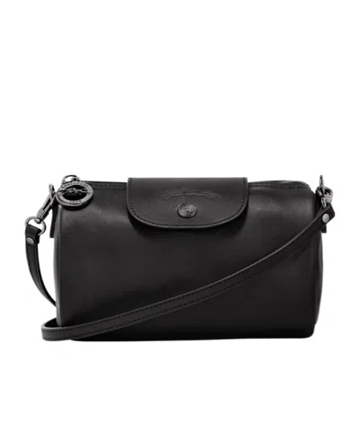 Longchamp Extra Small Le Pliage Cross Body Bag In Black