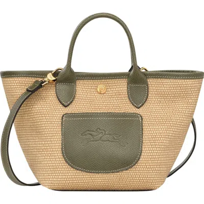 Longchamp Extra Small Le Pliage Panier Top Handle Bag In Artichoke