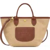 Longchamp Extra Small Le Pliage Panier Top Handle Bag In Brown