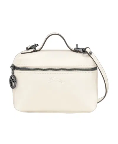 Longchamp Extra Small Le Pliage Xtra Vanity Bag In White